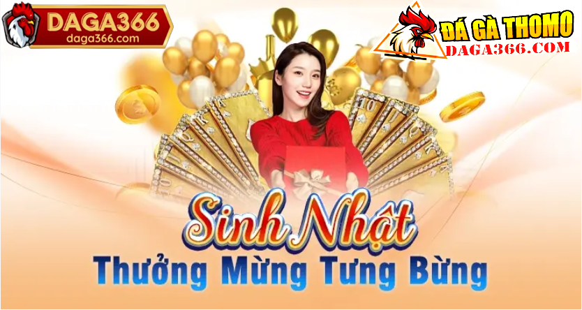 khuyến mãi tặng thưởng mừng sinh nhật