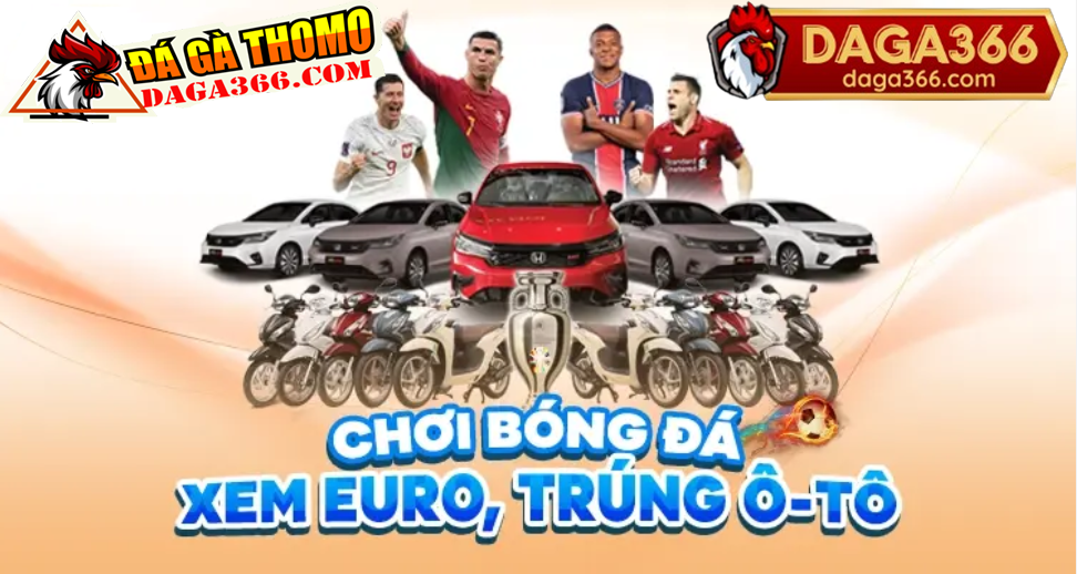 Chơi Bóng Đá - Xem Euro 2024 - Trúng Ngay Ô-Tô